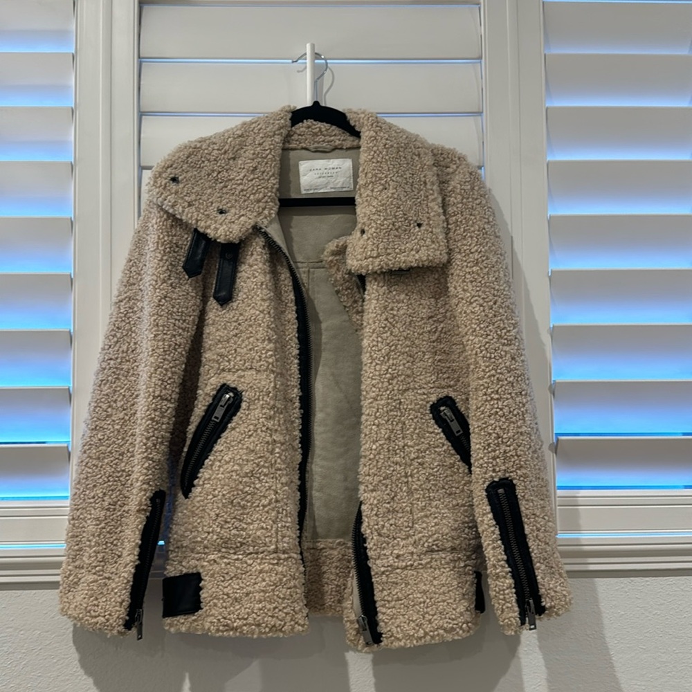Zara teddy jacket